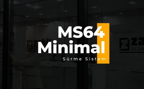 Zahit Aluminium MS64: Innovative Architectural Design in Minimal Sliding Systems