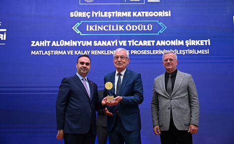 Zahit Aluminium Wins Second Place Award in Efficiency!